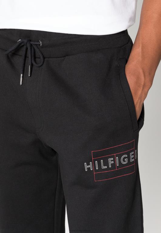 أسود Tommy Hilfiger قيعان رياضية العلم الخطي 446446367