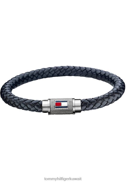 فضي اللون/أزرق Tommy Hilfiger سوار أساسي كاجوال 446446375