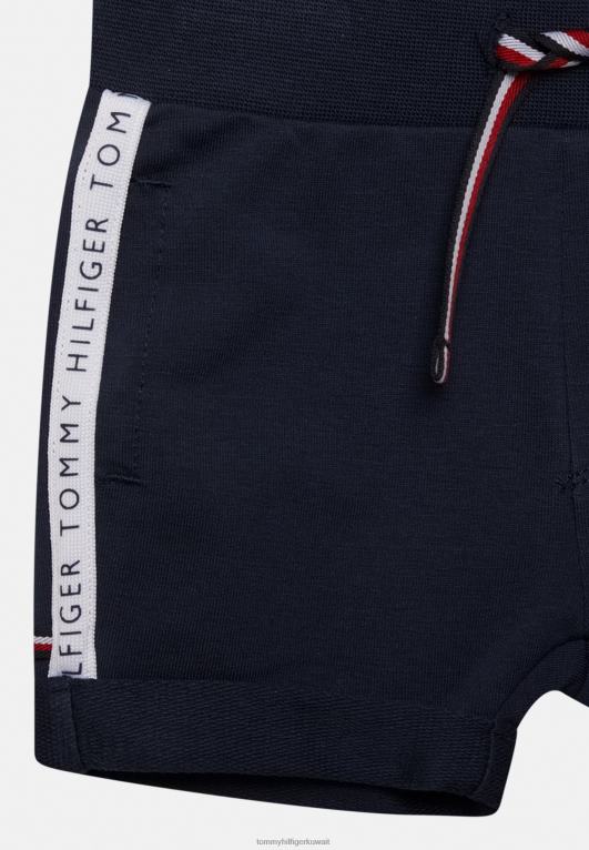 البحرية الشفق Tommy Hilfiger قيعان رياضية للجنسين الشريط الطفل 446446401