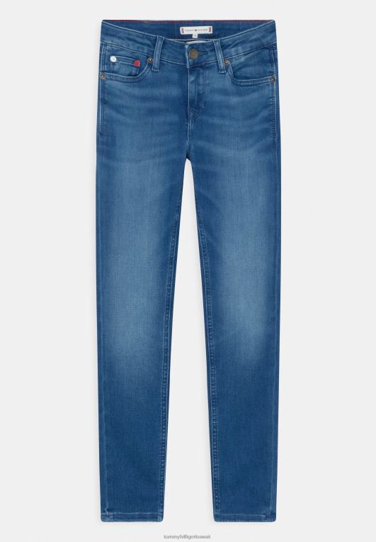 الدنيم الأزرق Tommy Hilfiger نورا جينز ناعم بقصة ضيقة 446446414