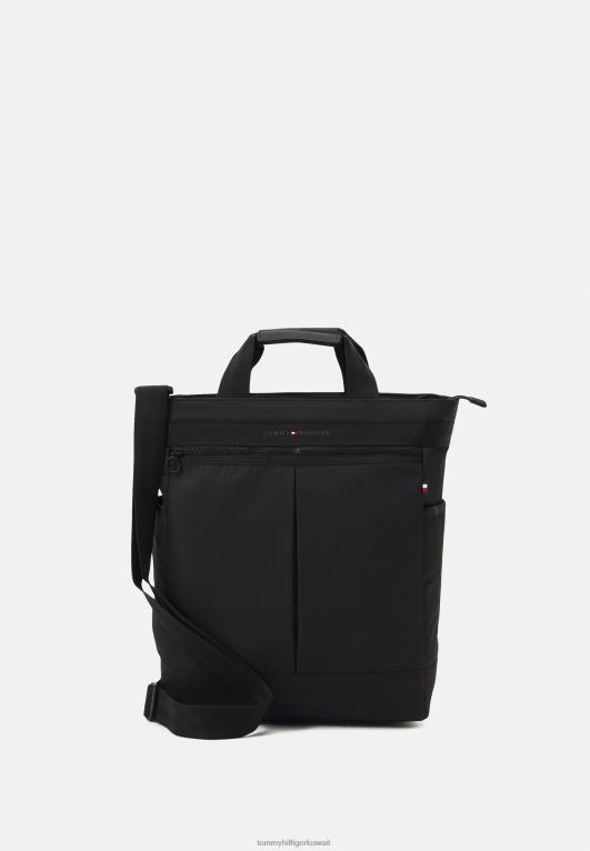 أسود Tommy Hilfiger حقيبة هورايزون توت للجنسين 446446439
