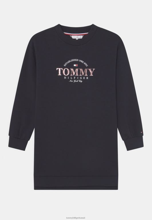 أزرق غامق Tommy Hilfiger فستان احباط فستان جيرسي 446446446