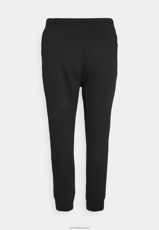 أسود Tommy Hilfiger قيعان بدلة رياضية للجنسين بتطريز نصي 446446457