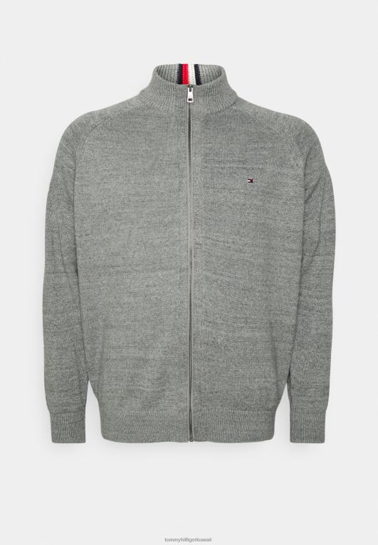 مرقط رمادي غامق Tommy Hilfiger سترة أمريكية 446446462