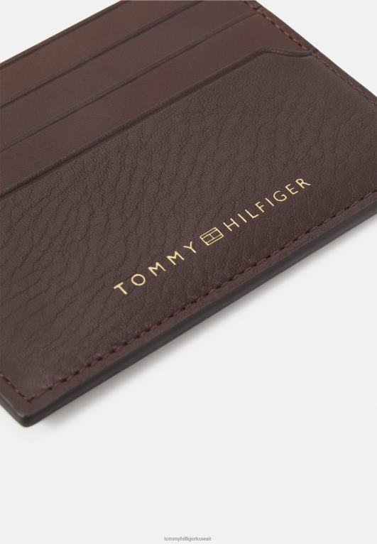 بني Tommy Hilfiger محفظة للجنسين بحامل مميز 446446470