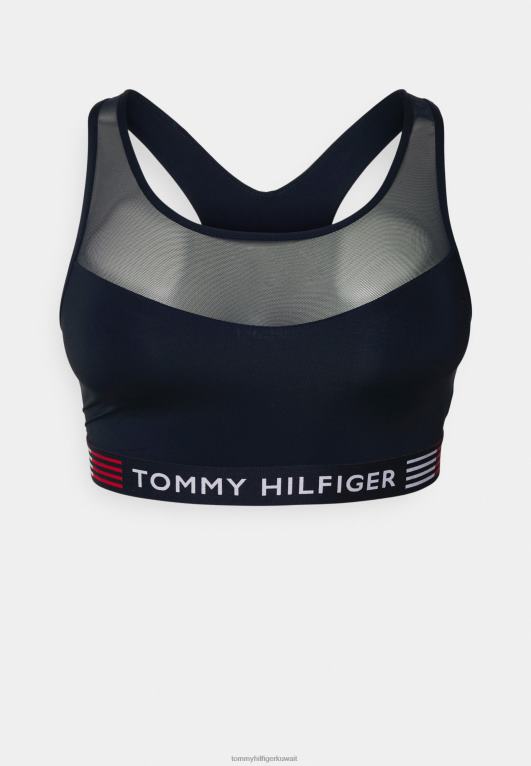 سماء الصحراء Tommy Hilfiger جزء علوي من البكيني المنحني غير المبطن 446446490