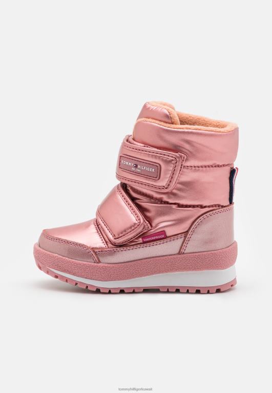 ارتفع اللون الذهبي Tommy Hilfiger أحذية الشتاء 446446499