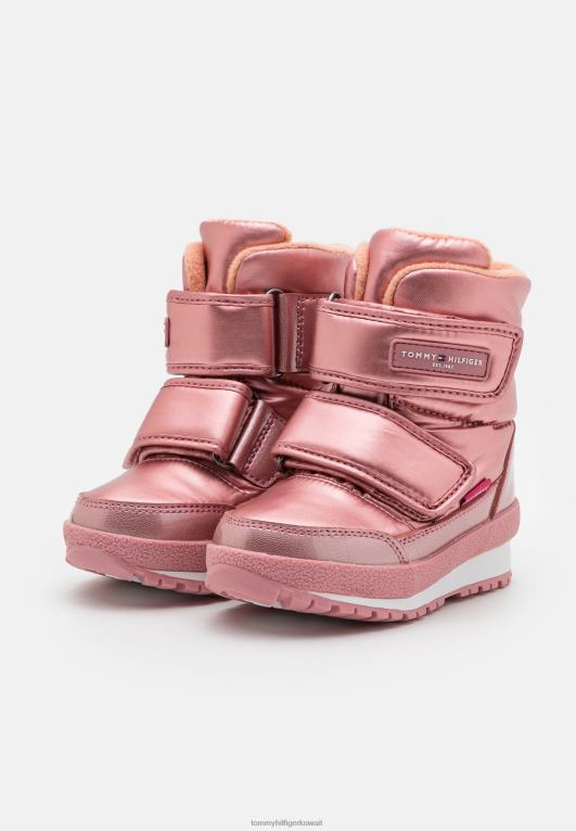 ارتفع اللون الذهبي Tommy Hilfiger أحذية الشتاء 446446499