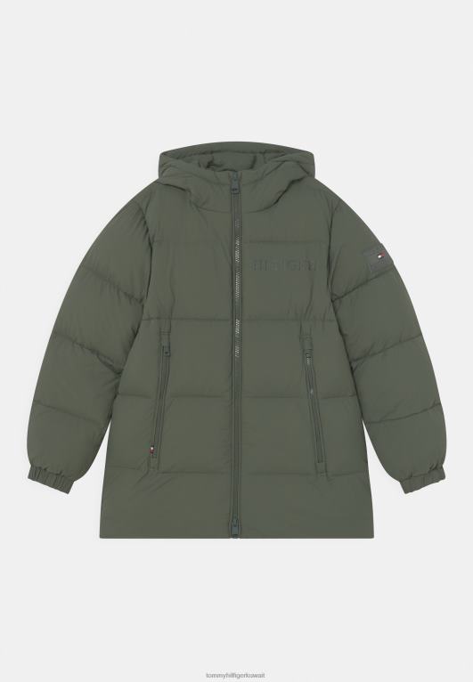أفالون الأخضر Tommy Hilfiger معطف الشتاء عالية 446446504