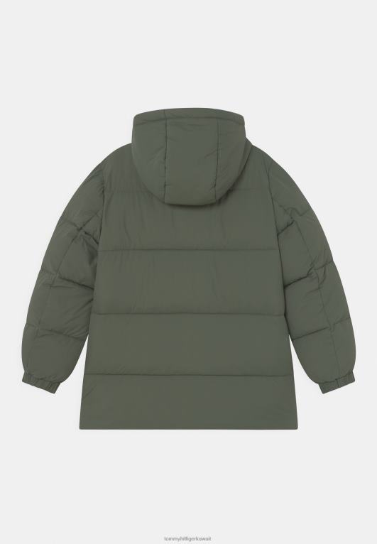 أفالون الأخضر Tommy Hilfiger معطف الشتاء عالية 446446504