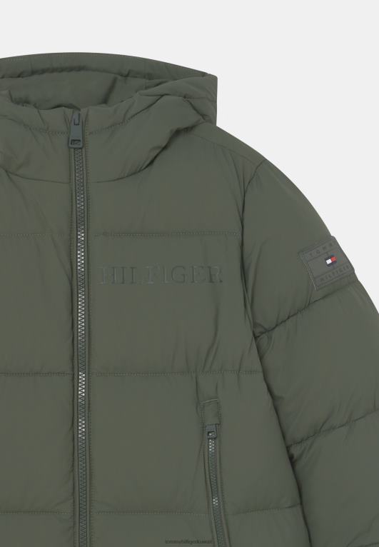 أفالون الأخضر Tommy Hilfiger معطف الشتاء عالية 446446504