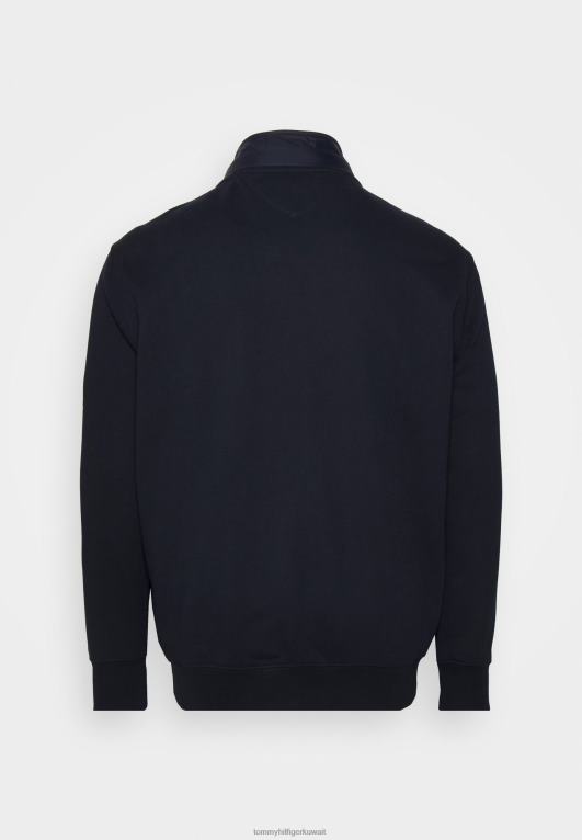 سماء الصحراء Tommy Hilfiger سترة صيفية بسحاب من شيفرون من مزيج الوسائط 446446518