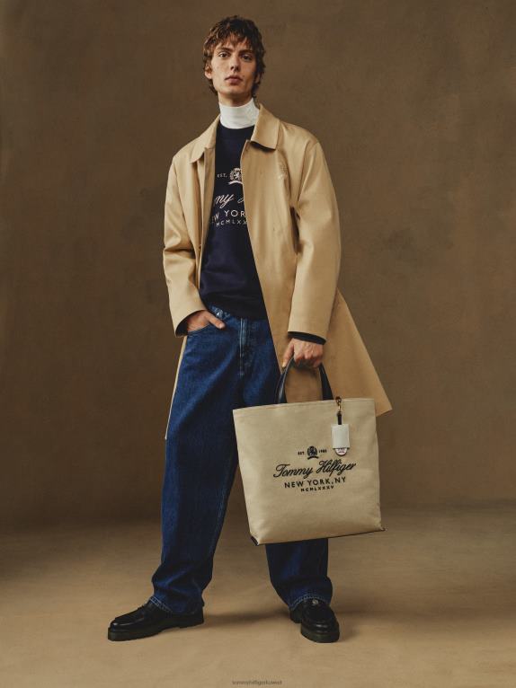 الذهب لطيف Tommy Hilfiger معطف السيارة الفني الإعدادي 44644653