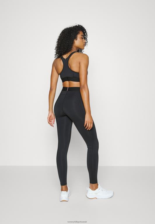 أسود Tommy Hilfiger طماق يغطي الرجل الشريط نغمي الأساسية 446446569