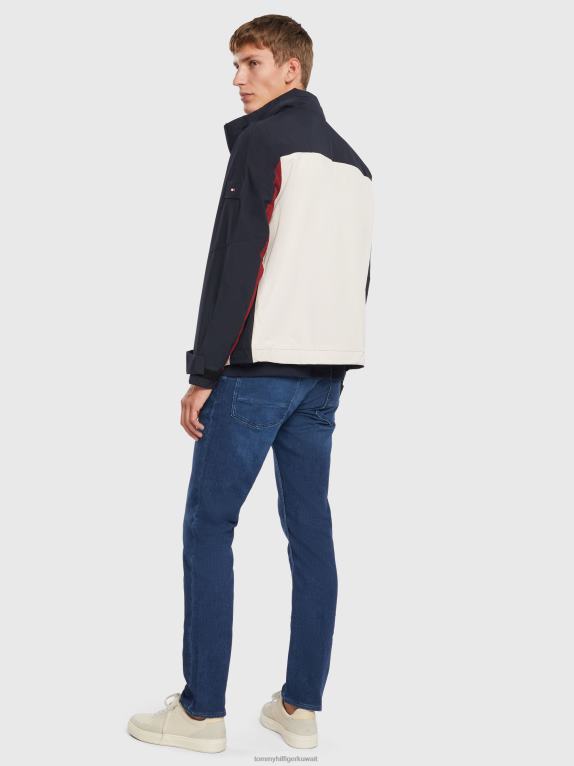 كتلة ألوان سماء الصحراء Tommy Hilfiger سترة واقية خفيفة الوزن بألوان الشراع 44644658