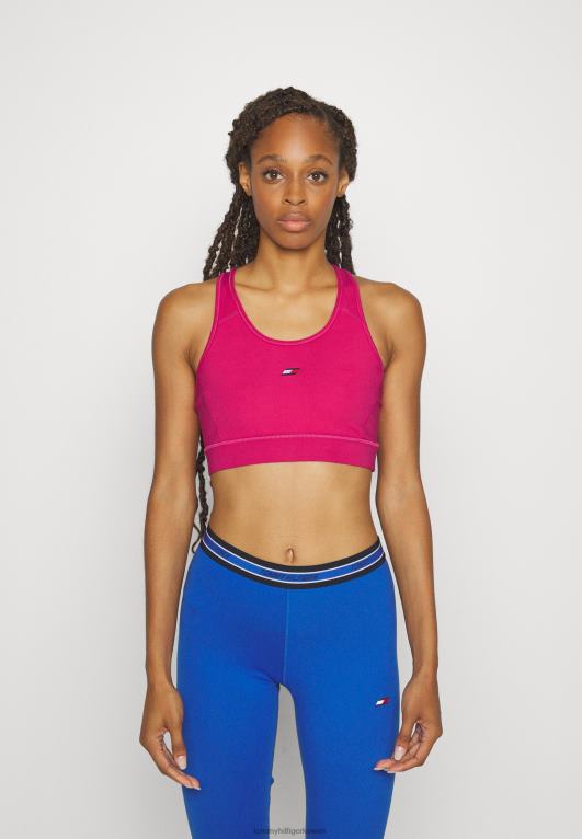 أرجواني غريب الأطوار Tommy Hilfiger حمالة صدر رياضية ذات دعم متوسط ​​الكثافة 446446615