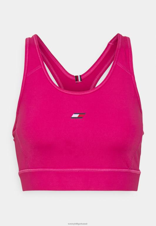 أرجواني غريب الأطوار Tommy Hilfiger حمالة صدر رياضية ذات دعم متوسط ​​الكثافة 446446615