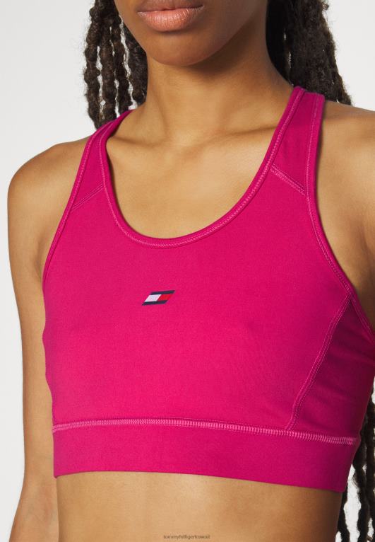 أرجواني غريب الأطوار Tommy Hilfiger حمالة صدر رياضية ذات دعم متوسط ​​الكثافة 446446615