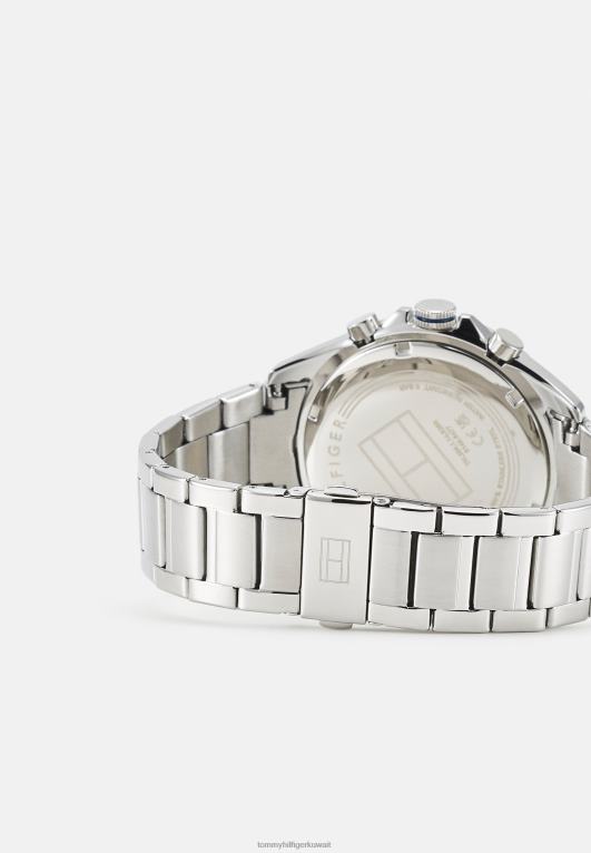 فضي اللون / أزرق / أحمر Tommy Hilfiger ساعة اوين 446446616