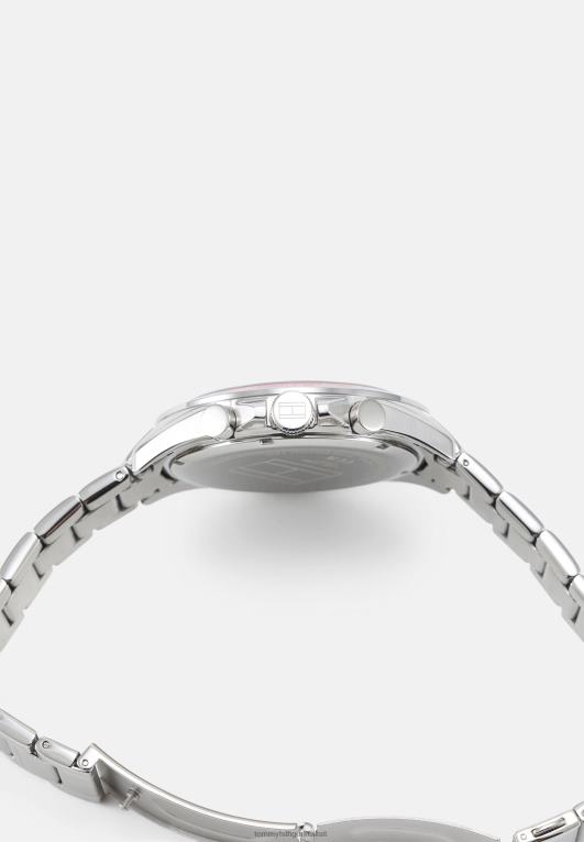 فضي اللون / أزرق / أحمر Tommy Hilfiger ساعة اوين 446446616