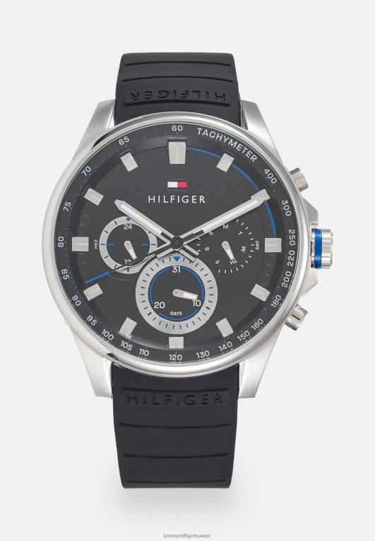أسود/فضي اللون Tommy Hilfiger ساعة ماكس 446446617