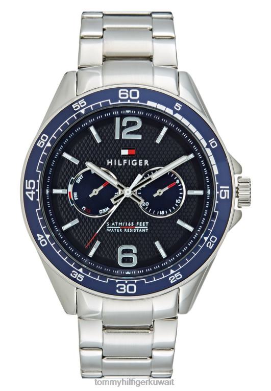سيلبرفاربن/بلو Tommy Hilfiger ساعة كرونوغراف 446446625