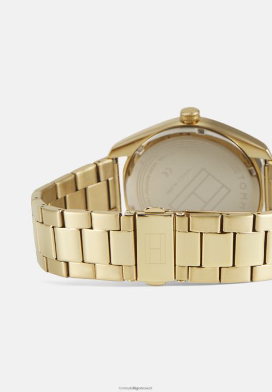 ذهبي/أبيض Tommy Hilfiger ساعة ثيو للجنسين 446446635