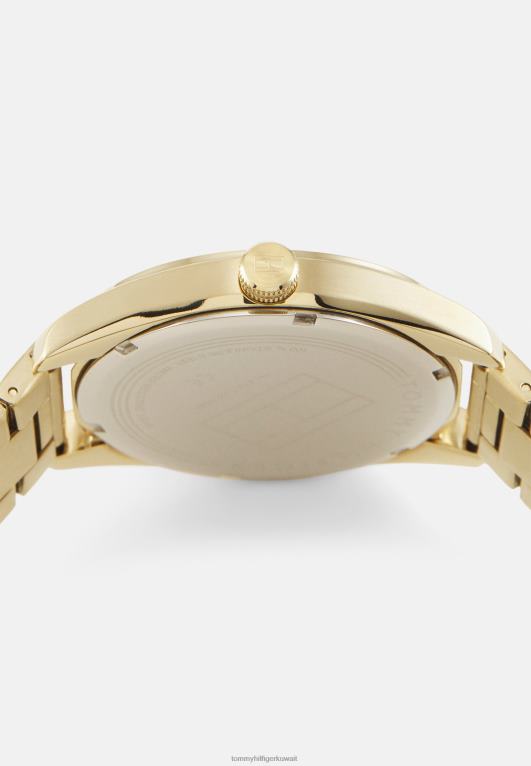 ذهبي/أبيض Tommy Hilfiger ساعة ثيو للجنسين 446446635