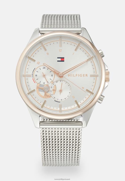 لون فضي/لون وردي ذهبي Tommy Hilfiger ساعة كوين 446446640