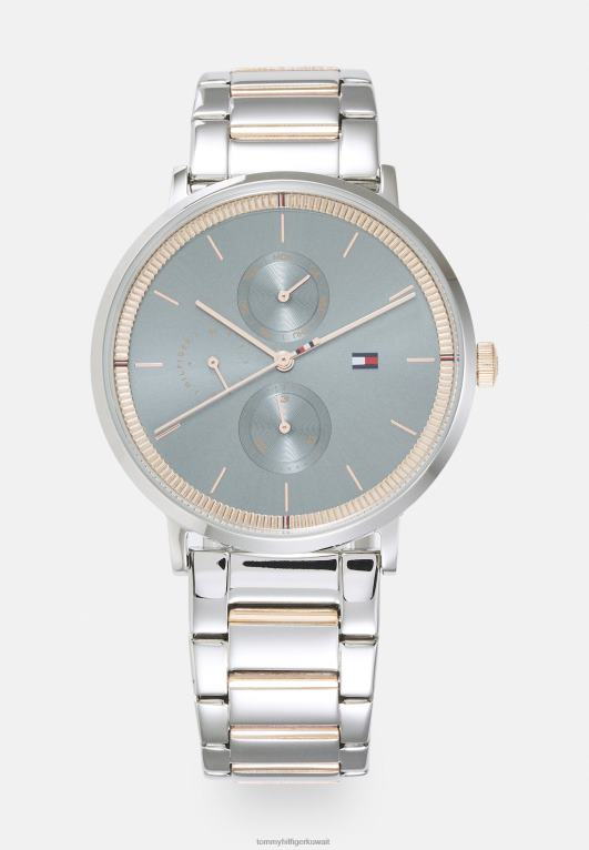 فضي اللون/أزرق Tommy Hilfiger ساعة جينا 446446645