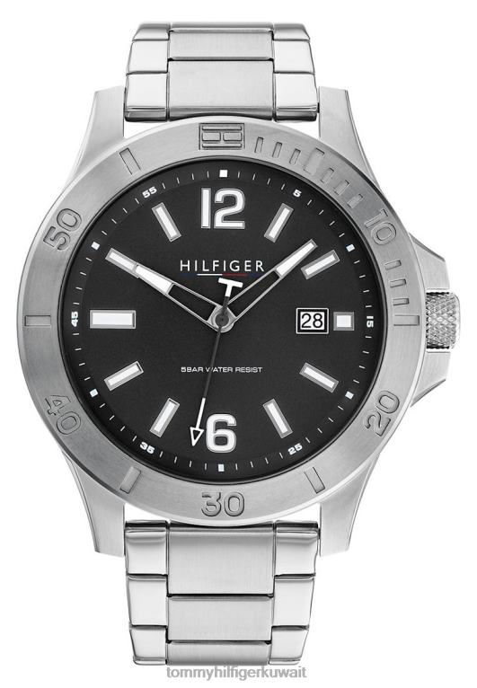 كل الفضة Tommy Hilfiger ساعة ريان 446446654