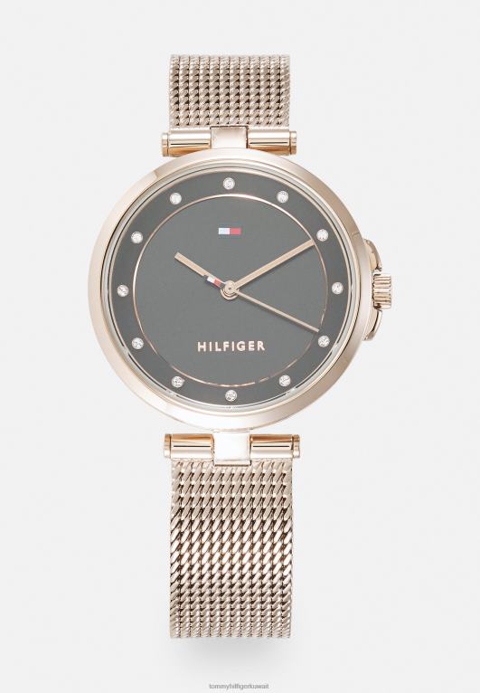 لون ذهبي وردي/أسود Tommy Hilfiger ساعة كامي 446446656