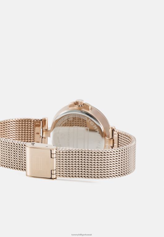 لون ذهبي وردي/أسود Tommy Hilfiger ساعة كامي 446446656
