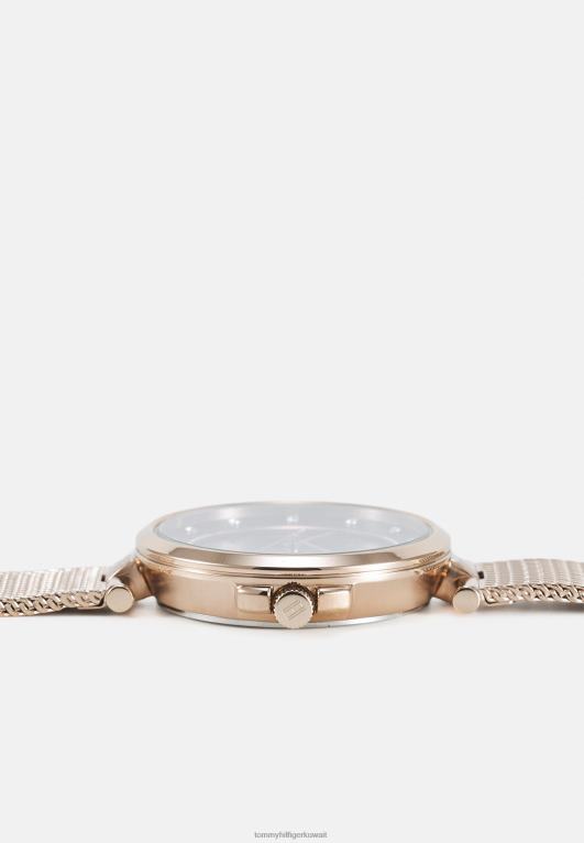 لون ذهبي وردي/أسود Tommy Hilfiger ساعة كامي 446446656