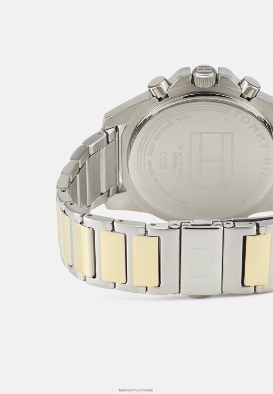 فضي اللون/أزرق Tommy Hilfiger ساعة ميسون كرونوغراف 446446665