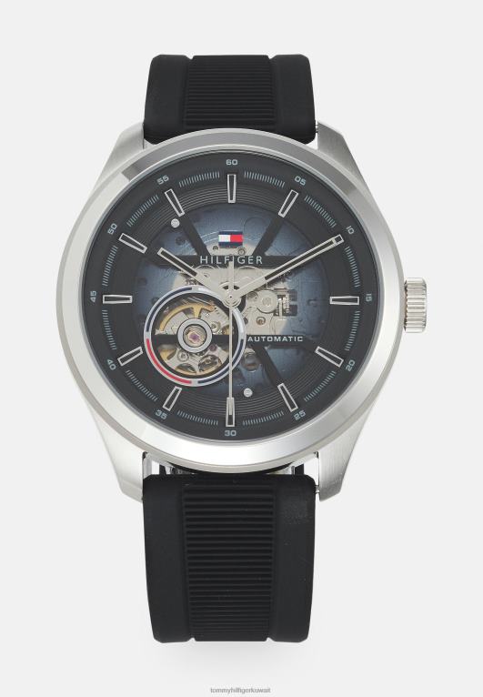 أسود/فضي اللون Tommy Hilfiger ساعة أوليفر 446446671