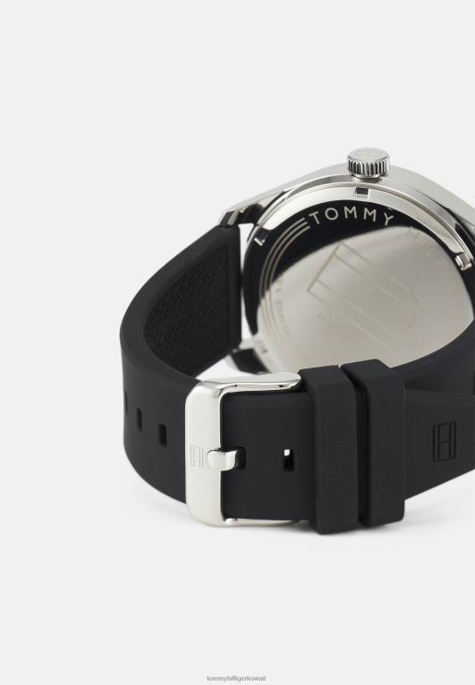 أسود/فضي اللون Tommy Hilfiger ساعة أوليفر 446446671