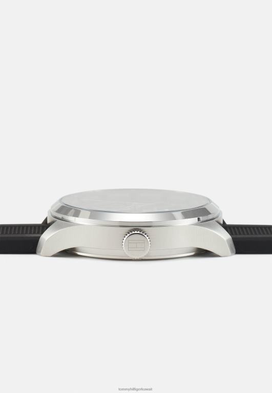 أسود/فضي اللون Tommy Hilfiger ساعة أوليفر 446446671