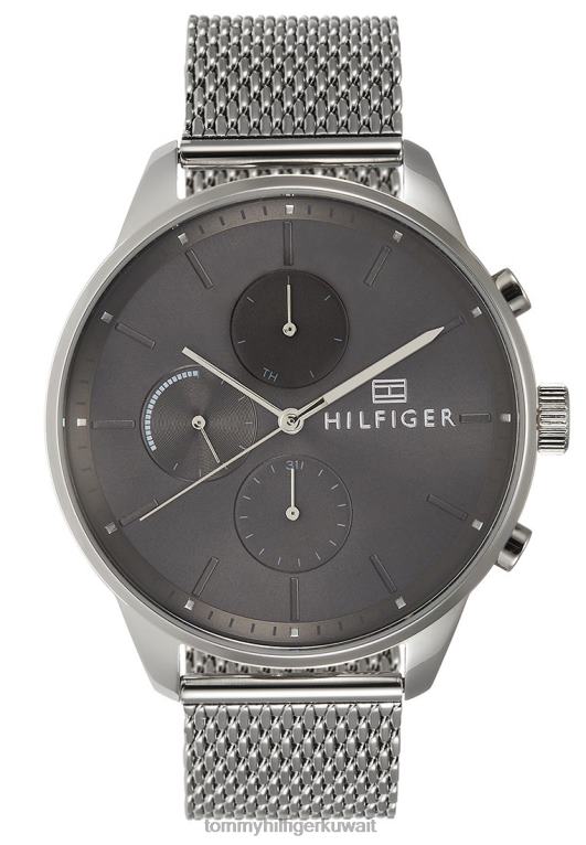 فضي اللون/رمادي Tommy Hilfiger ساعة كرونوغراف كاجوال تشيس 446446679
