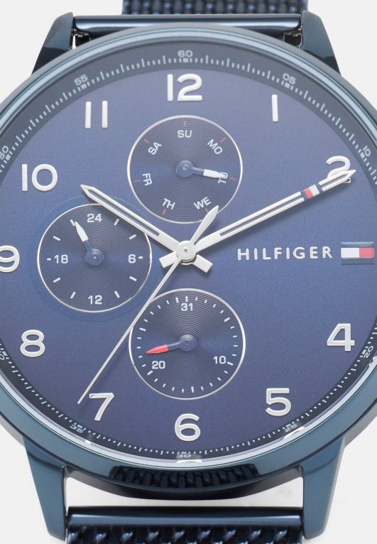 كله أزرق Tommy Hilfiger ساعة ليونارد كرونوغراف 446446687