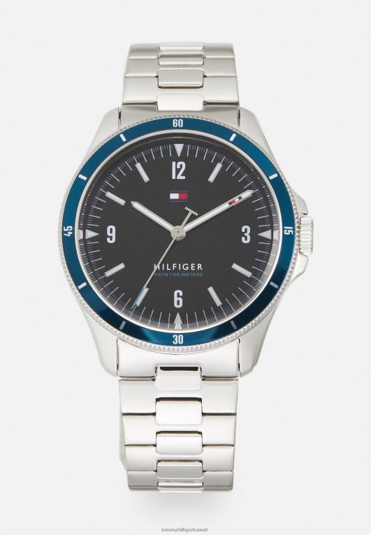 فضي اللون/أسود Tommy Hilfiger ساعة مافريك 446446688