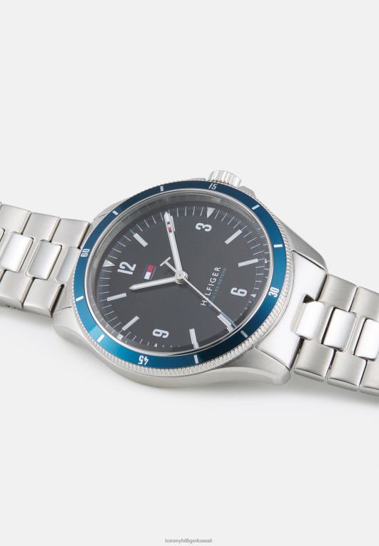 فضي اللون/أسود Tommy Hilfiger ساعة مافريك 446446688