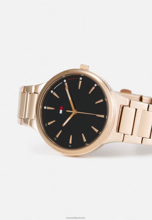 لون ذهبي وردي/أسود Tommy Hilfiger ساعة بيلا 446446692