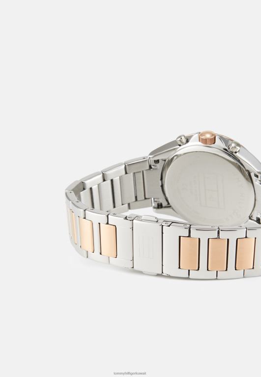 لون فضي/لون ذهبي وردي Tommy Hilfiger ساعة كينيدي كرونوغراف 446446693