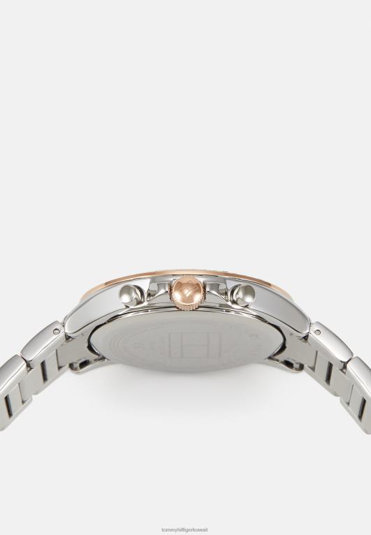 لون فضي/لون ذهبي وردي Tommy Hilfiger ساعة كينيدي كرونوغراف 446446693