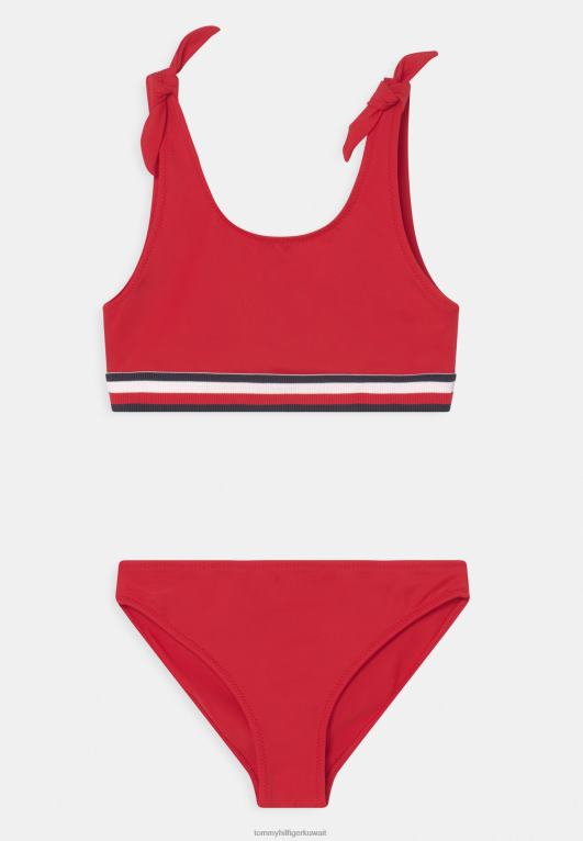 الأحمر الأساسي Tommy Hilfiger مجموعة بيكيني براليت 446446695