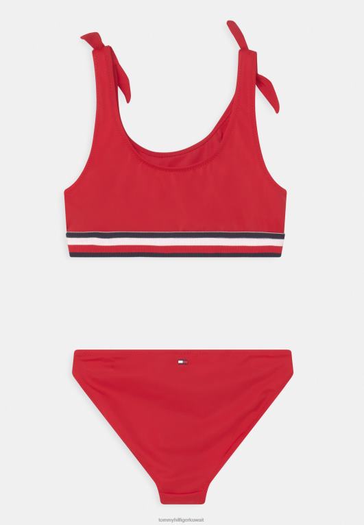 الأحمر الأساسي Tommy Hilfiger مجموعة بيكيني براليت 446446695