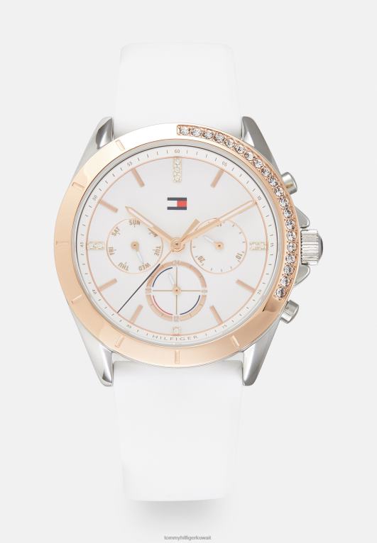 أبيض Tommy Hilfiger ساعة كينيدي كرونوغراف 446446699