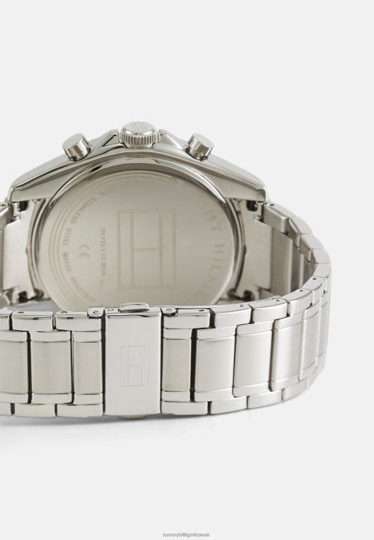 فضي اللون/أسود Tommy Hilfiger ساعة باركر 446446700