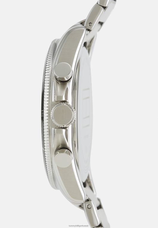 فضي اللون/أسود Tommy Hilfiger ساعة باركر 446446700